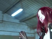 2 working girls getting assed and double fucked in this great interracial foursome 1/16