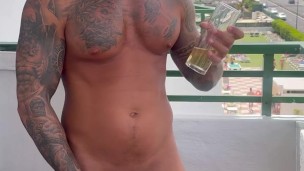 Piss In The Terrace🤯I Hope My Neighbors Dont Discover Me😈