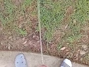 Backyard Risky Pissing 4/16