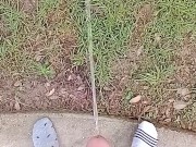 Backyard Risky Pissing 7/16