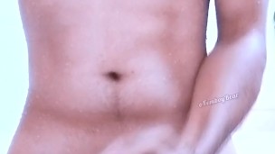 Hot Teen Jerking Off in the Shower