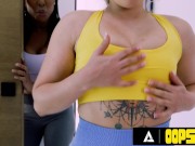 OOPSIE - Hot Kira Noir's Bestie Gets Aroused While Seeing Hot Woman Walking Her Husband With A Leash 2/16