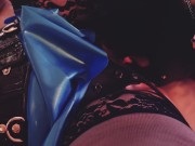 Eating Pussy and Femdom Pegging, Gagging Reflex. Curvy StepMom Mistress Sissy Training.