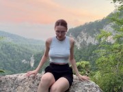 Помог девушке сделать красивые фото на горе 2/16