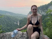 Помог девушке сделать красивые фото на горе 5/16