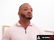 WE SWING BOTH WAYS - Naughty Wife Fucks Her Husband's Friend And He Joins In A Bisexual Threesome 1/16