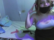 Real Amateur Homemade Solo Female Masturbation with Russian Big Tits BBW - Blowjob & Pussy Fuck 2/16