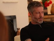 Myra Moans is talked into swinging with an older man at HUSTLER! 6/16