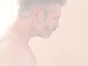 Myra Moans is talked into swinging with an older man at HUSTLER! 9/16