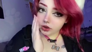 NONBINARY PUPPY PLAYS WITH SPIT AND SLAPS ITSELF - Blair Barks
