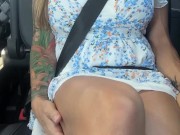 Hotwife leaves Uber driver a sexy surprise on his camera 3/16