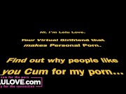 Big boobs babe dirty talking JOI, big booty cumshots, closeup of asshole & pussy, sweaty chores & behind scenes - Lelu Love 16/16