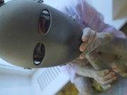 I SUCK ur COCK and then afterward you FUCK my ASS HARDCORE - I wear this Mask and you CUM on my CUNT 13/16