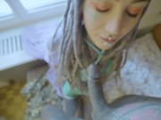 I SUCK ur COCK and then afterward you FUCK my ASS HARDCORE - I wear this Mask and you CUM on my CUNT 16/16