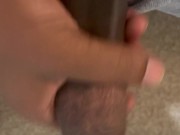 Stroking My Big Chocolate Dick 1/16