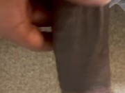 Stroking My Big Chocolate Dick