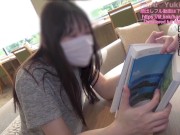 【素人】色白で可愛い女子大生彼女を窓際で露出中出しSEX 素人カップル/美少女/色白美乳/中出し/フル動画(33分)/일본여대생과질내사정섹스 5/16