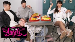 TRANSANGELS - Janelle Fennec Is A Domme Dork, Ready To Fuck The Entire Basketball Team For Fame