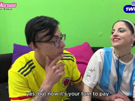 Colombiano se Folla a Argentina despues del Partido - DivinaMaruuu Ft Sly