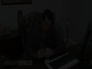 Curvy Babe Takes In Her Boss's Big Throbbing Dick 1/16