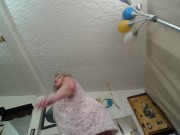 1109 Giantess DawnSkye sat on her escaped pet 3/16