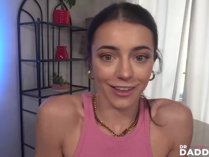 Hot Gal Blows Huge Cock Before Drilling