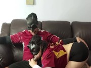 My roommate comforts me with his juicy cock in my ass and I place my wet pussy in his mouth