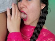 This slut chokes on my cock and loves it! 6/16