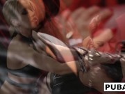 Gorgeous Big Tittied Babes Love Fucking Each Other With a Fake Cock 3/16