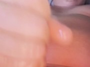 Quick cumshot really horny 8/16