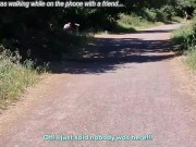 Milf with big tits sucks an unknown guy at the public park and she receives a huge facial - ENG SUB 2/16