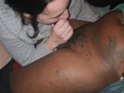 Husband invites bbc to creampie his wife in his van public cuckold hotwife 3/16