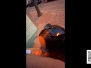 Date night went too well - blowjob on street! Tonny and Mia 13/16