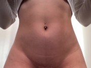 Trying on mini shorts (without panties) 1/16