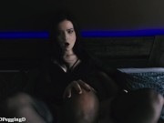 Goth girl ROUGH PEGGING big tall guy with awesome ASS 3/16