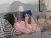 YANKS - Horny girl masturbates her pussy with dildo 3/16