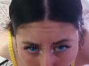 His cock made me so horny that I wanted to squeeze all the cum out of him and swallow it. 1/16