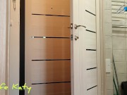 The delivery guy fucked me with his big dick while my husband was washing in the bathroom 1/16