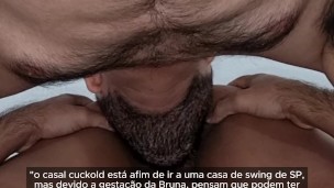 Marido corno volta para casa com tesão e enche a buceta da Hotwife de porra