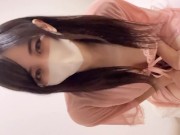 すけすけセクシーランジェリーでオナニーしたら、愛液が過去イチで泡立っていっぱい出た♡(素人個人撮影/ノーブラ巨乳/デカ尻/乳首/美女可愛い/日本人OL顔出しスマホ自撮り/Japanese/asian 1/16