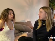 Ersties - Heißes, intimes Lesben-Date mit Muschilecken 15/16