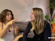 Ersties - Heißes, intimes Lesben-Date mit Muschilecken 8/16