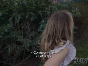 HUNT4K. Shy, Sexy, and Sly. Hot sex with Andrea & Steve Q 7/16