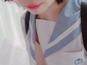 [intro] Personal shooting of uniformed girls who had come for seaside learning. 10/16