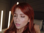 Marina Gold and Renata Fox sizzling hot lesbians kiss, lick, scissor, and fuck each other with sex toys 7/16