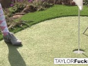 Big tittied brunette loves showing off her rack 2/16