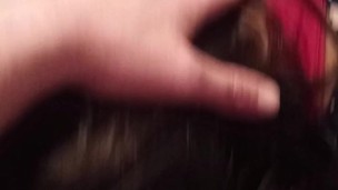 Morning blowjob before work