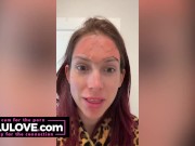 Big boobs babe spreading & puckering her asshole super closeup, making homemade Slave LayYa July 4th fun, DM peek - Lelu Love 11/16