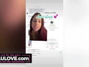 Big boobs babe spreading & puckering her asshole super closeup, making homemade Slave LayYa July 4th fun, DM peek - Lelu Love 8/16