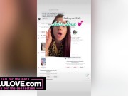 Big boobs babe spreading & puckering her asshole super closeup, making homemade Slave LayYa July 4th fun, DM peek - Lelu Love 9/16